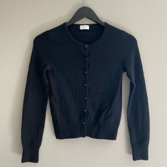 Club Monaco Sweaters - Vintage club Monaco Black Cashmere Cardigan